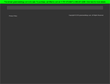 Tablet Screenshot of greenweddingz.com